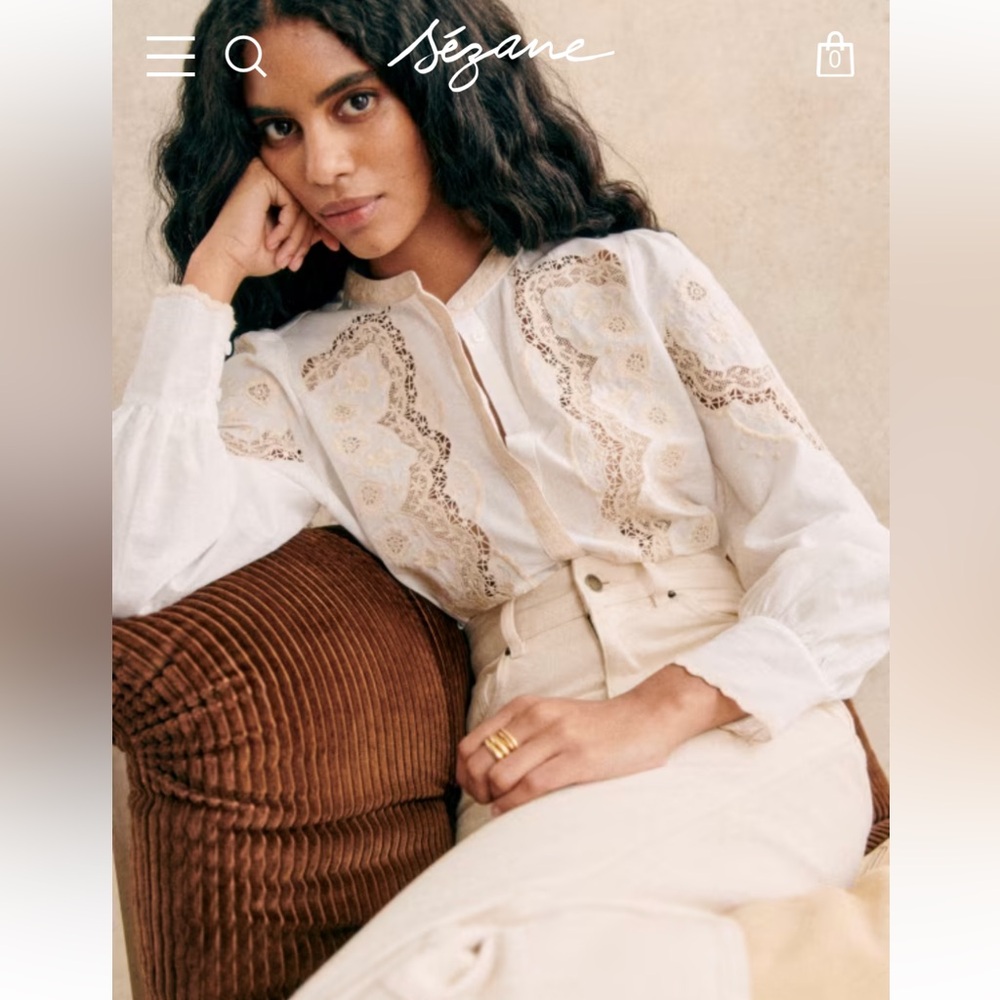 Sézane Honey Shirt